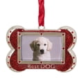 thumbnail image 1 of Northlight European Crystals "Best Dog" Bone Christmas Ornament- 3" - Red and Silver Finish, 1 of 4
