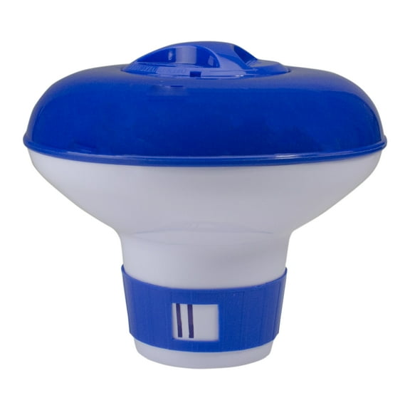 Northlight Floating Swimming Pool Chlorine Dispenser 8.5" - Blue/White