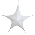 thumbnail image 1 of Northlight Foldable Tinsel Christmas Star Outdoor Decoration - 51" - White, 1 of 4