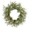 thumbnail image 1 of Northlight Frosted Pine and Pinecone Christmas Wreath 30-Inch Unlit, 1 of 4