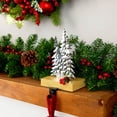 thumbnail image 1 of Northlight Galvanized Metal Deer with Trees Christmas Stocking Holder - 8.5" - Silver, 1 of 8