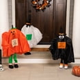 thumbnail image 1 of Northlight Ghost, Pumpkin and Bat Standing Halloween Kid Figures - 36" - Set of 3, 1 of 8