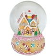 thumbnail image 1 of Northlight Gingerbread House Musical Christmas Snow Globe - 6.5", 1 of 5