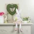 thumbnail image 1 of Northlight Girl Bunny Rabbit Easter and Spring Figure - 24" - White and Pink, 1 of 5