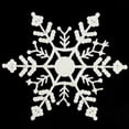 thumbnail image 1 of Northlight Glitter Snowflake Christmas Ornaments - 6.25" - White - 24ct, 1 of 3