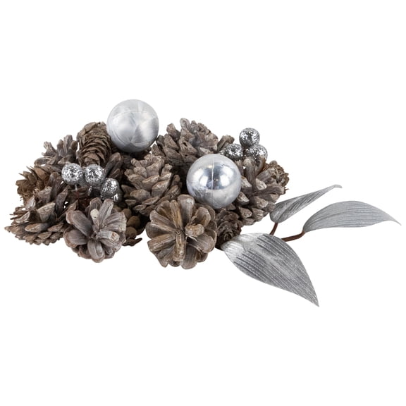 Northlight Glittered Berries and Pinecones Christmas Decorations - 6"