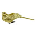 thumbnail image 1 of Northlight Glittered Bird Clip-On Christmas Ornament - 6" - Gold-tone, 1 of 5
