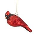 thumbnail image 1 of Northlight Glittered Cardinal Hanging Glass Christmas Ornament - 5.5" - Light Red, 1 of 4