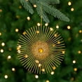 thumbnail image 1 of Northlight Glittered Round Sunburst Christmas Ornament - 6" - Gold, 1 of 5
