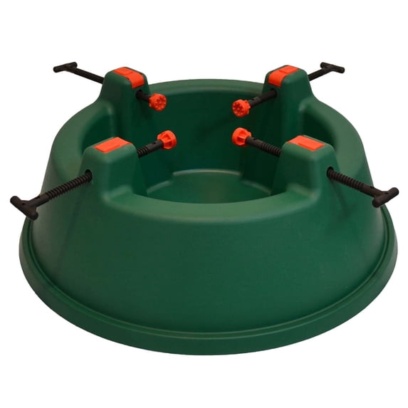 Northlight Green Wide Mouth Simple Set Live Christmas Tree Stand 20.5"