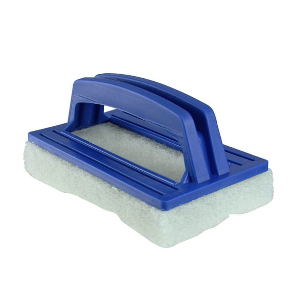 Northlight Hand-Held Swimming Pool Wall and Floor Scrubber Pad Brush with Molded Handle 5.5" -