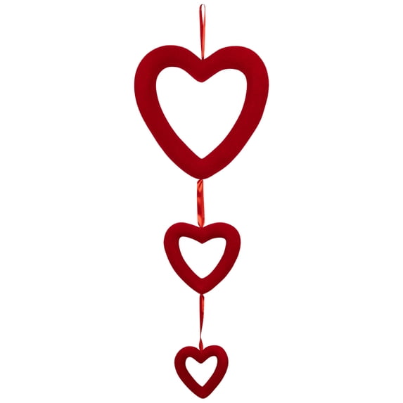 Northlight Heart Trio Valentine's Day Wall Decoration - 34" - Red