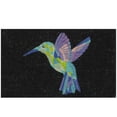 thumbnail image 1 of Northlight Hummingbird Rectangular Welcome Coir Door Mat 18" x 30", 1 of 2