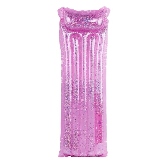 Northlight Inflatable Glitter Swimming Pool Lounge - 67" - Pink