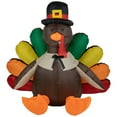 thumbnail image 1 of Northlight Pre-Lit Pilgrim Turkey Inflatable Thanksgiving Outdoor Yard Decoration - 6', 1 of 6