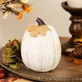 thumbnail image 1 of Northlight Knitted Fall Harvest Pumpkin Decoration - 6.25" - Beige, 1 of 7