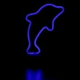 thumbnail image 1 of Northlight LED Dolphin Neon Table Light - 10.25", 1 of 8