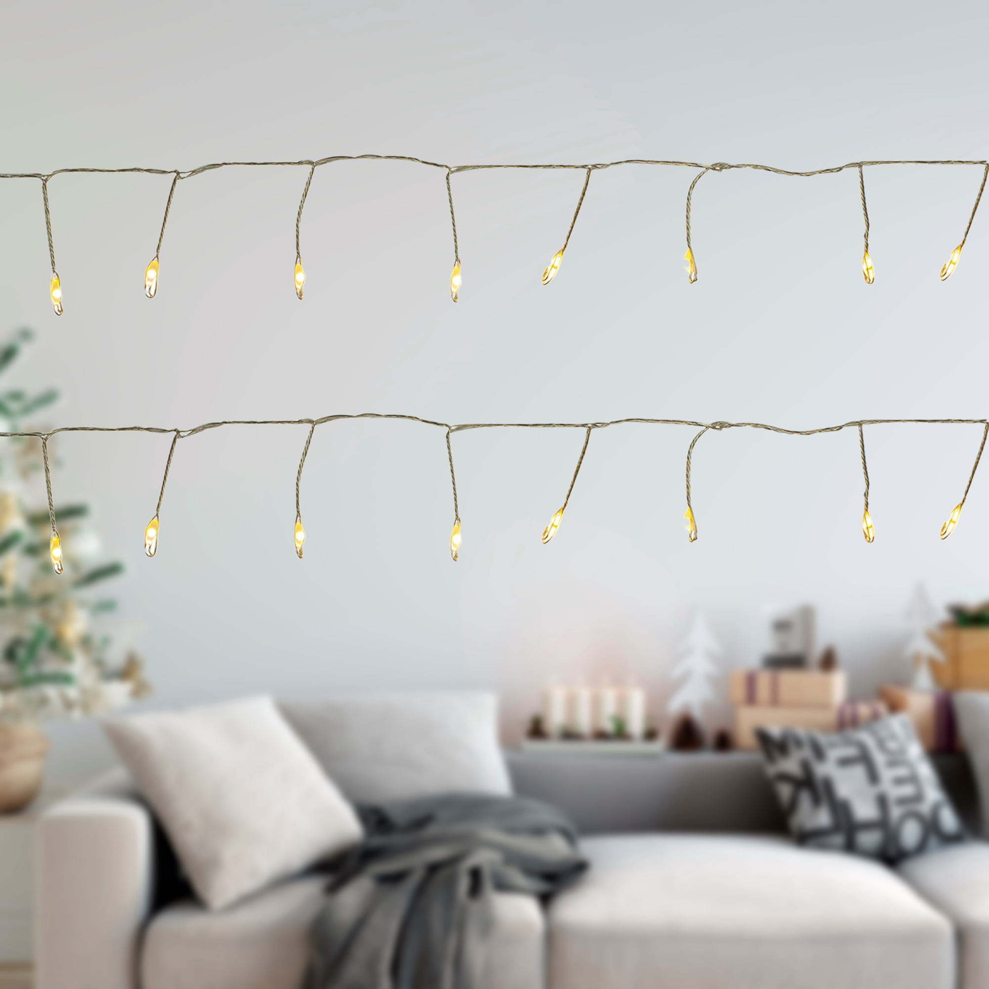 String Crafting Wire Northlight LED Fairy Water Droplet Christmas String Lights - Warm White ...