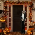 thumbnail image 1 of Northlight LED Lighted Animated Butler with Sound Halloween Decoration - 5.5' - Clear Lights, 1 of 7
