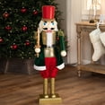thumbnail image 1 of Northlight LED Lighted Animated and Musical Extendable Nutcracker Soldier Christmas Decoration  -, 1 of 9