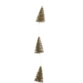 thumbnail image 1 of Northlight LED Lighted Battery Operated Mini Sisal Tree Christmas Garland - 8' - Gold - Warm White, 1 of 3