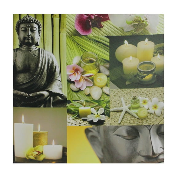 Northlight LED Lighted Buddha Collage Canvas Wall Art - 19.75" x 19.75"