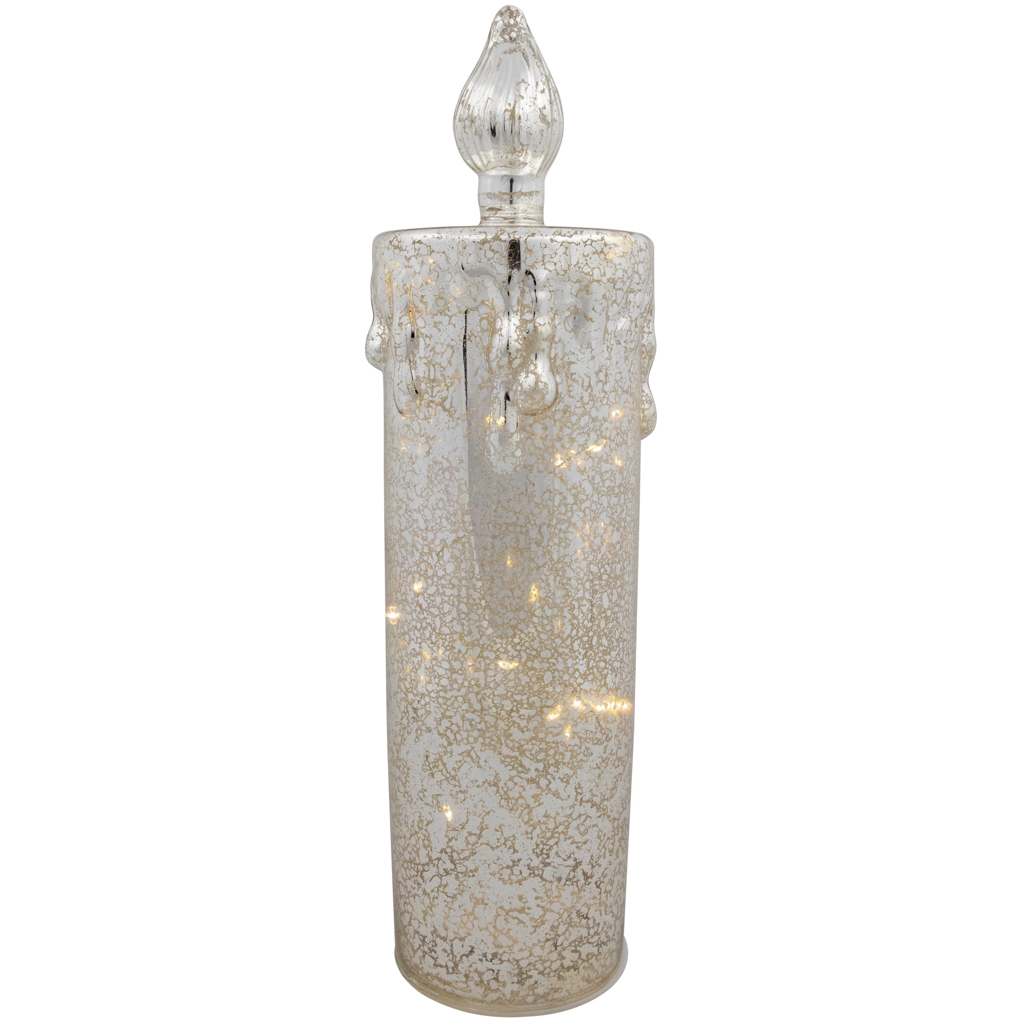 Northlight LED Lighted Dripping Candle Christmas Decoration - 13"