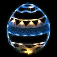 thumbnail image 1 of Northlight LED Lighted Easter Egg Spring Window Decoration - 17"  - Blue, 1 of 8