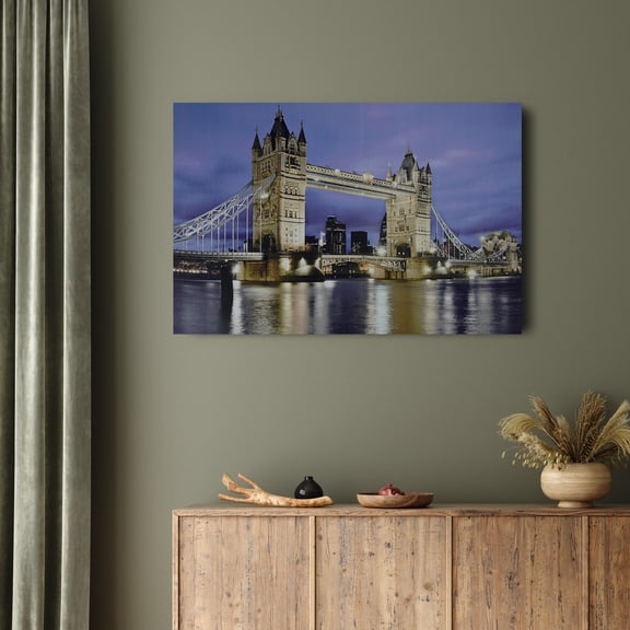 Northlight LED Lighted Famous London Bridge Canvas Wall Art - 15.75" x 23.5"