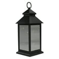 thumbnail image 1 of Northlight LED Lighted Flickering  Candle Lantern - 12" - Black, 1 of 6