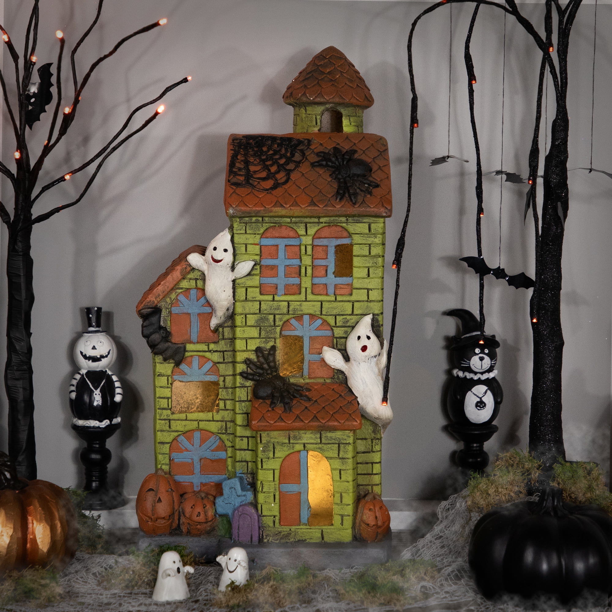 Northlight LED Lighted Ghostly Haunted House Halloween Decoration - 20 ...