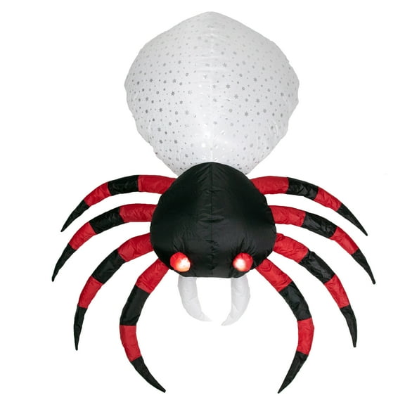 Northlight LED Lighted Inflatable Chill and Thrill Spider Outdoor Halloween Decoration - 4'
