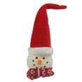 thumbnail image 1 of Northlight LED Lighted Santa Snowman Head Christmas Decoration - 14", 1 of 3