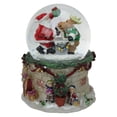 thumbnail image 1 of Northlight LED Lighted Santa and Reindeer Musical Christmas Snow Globe - 5.75", 1 of 4