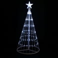 thumbnail image 1 of Northlight LED Lighted Show Cone Outdoor Christmas Tree - 4' - Pure White, 1 of 10