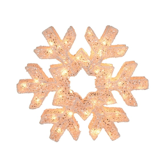 Northlight LED Lighted Snowflake Christmas Decoration  24  Clear Lights