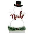 thumbnail image 1 of Northlight LED Lighted Snowman Silhouette Christmas "Noel" Sign - 12.75", 1 of 4
