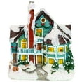 thumbnail image 1 of Northlight LED Lighted Snowy House Christmas Village Decoration - 5.5" - Green, 1 of 5