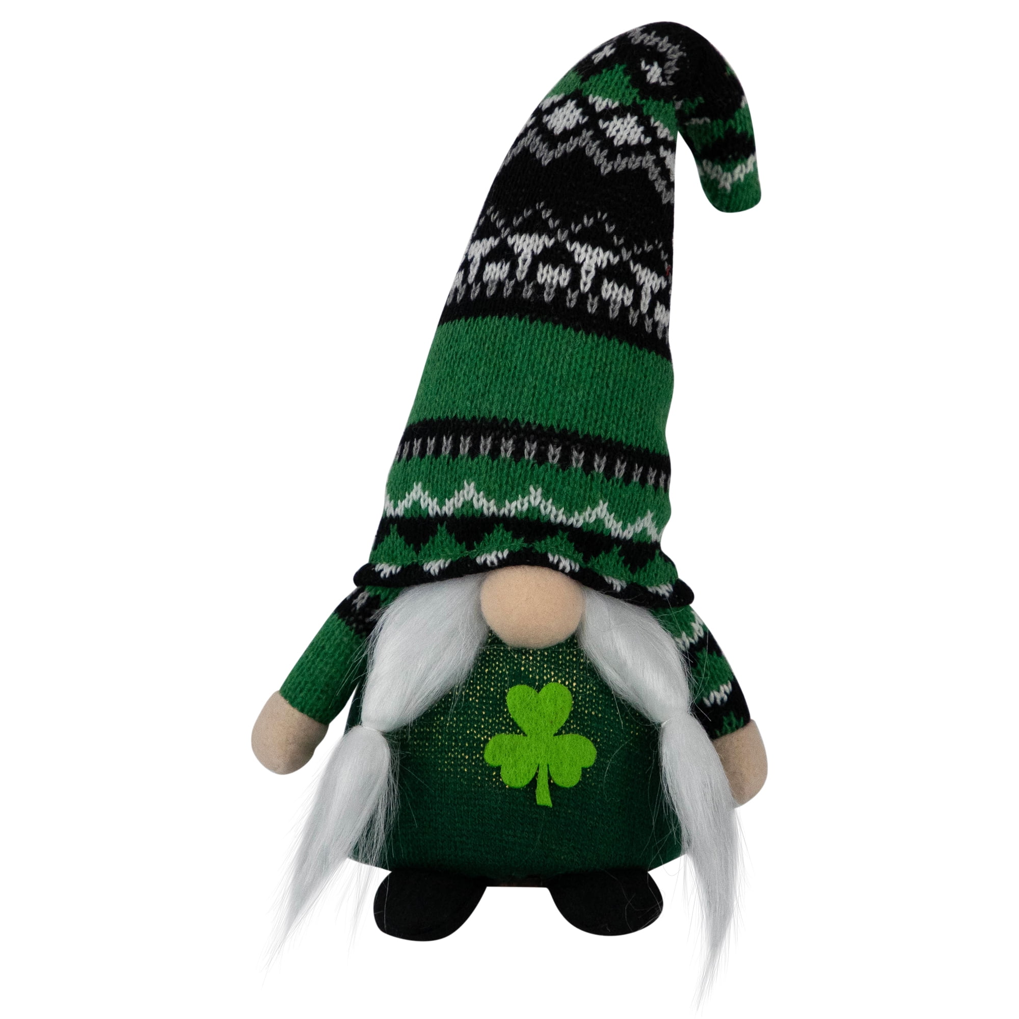 Northlight LED Lighted St. Patrick's Day Girl Gnome - 11.5" - Green
