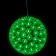 thumbnail image 1 of Northlight LED Lighted Starlight Sphere Outdoor Hanging Christmas Decoration- 7.5" - Green Lights, 1 of 6