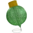 thumbnail image 1 of Northlight LED Lighted Twinkling Commercial Outdoor Tinsel Onion Christmas Ornament - 36" - Green, 1 of 7