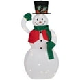 thumbnail image 1 of Northlight LED Lighted and Animated Tipping Hat Snowman Outdoor Christmas Figure - 36" - Warm White, 1 of 9