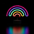 thumbnail image 1 of Northlight LED Rainbow Neon Table Light - 8" - Multicolor, 1 of 7