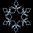 thumbnail image 1 of Northlight LED Rope Light Snowflake Christmas Decoration - White - 24", 1 of 3