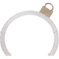 thumbnail image 1 of Northlight LED Twinkling Ornament Arch Commercial Outdoor Christmas Display - 10' - White, 1 of 7