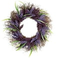 thumbnail image 1 of Northlight Lavender Spiral Artificial Vine Wreath, 22-Inch, Unlit, 1 of 5