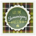 thumbnail image 1 of Northlight "Let the Shenanigans Begin" St. Patrick's Day Framed Wall Sign - 6" - Green Plaid, 1 of 7