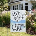 thumbnail image 1 of Northlight Life is Better at the Lake Outdoor Garden Flag 12.5" x 18", 1 of 7