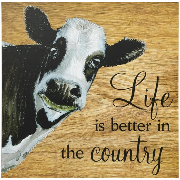 Northlight Life is Better in the Country Wall Decoration - 12"