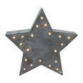 thumbnail image 1 of Northlight Lighted 5 Point Star Christmas Decoration - 9.75" - Gray, 1 of 4